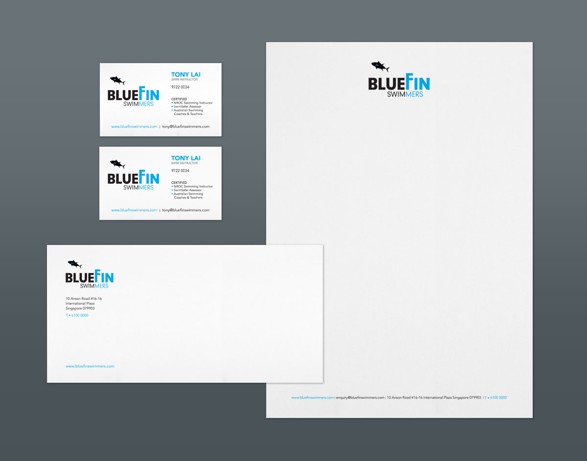 Swim School Logo Design, Ease Communications