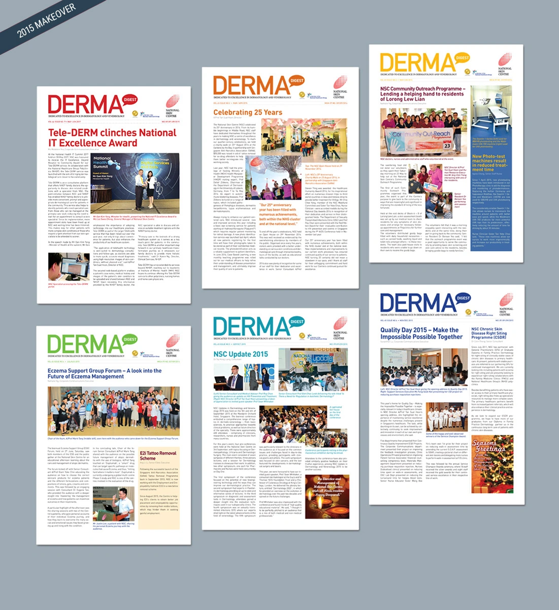 Derma Digest, Corporate Newsletter Design