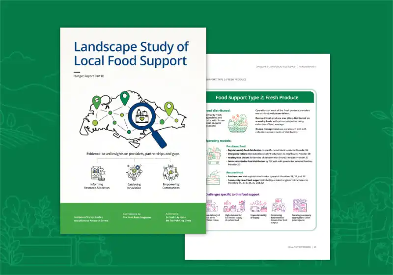 Report Design, Infographic, Data Visualisation for Institute of Policy Studies